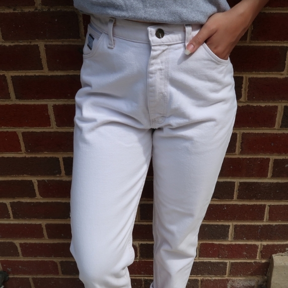 wrangler white jeans